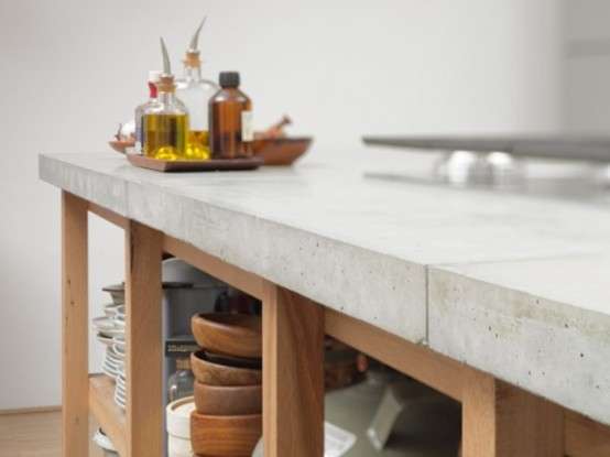 36 idées de plan de travail minimalistes que vous aimeriez bien ... Cuisine table idées Pratique de