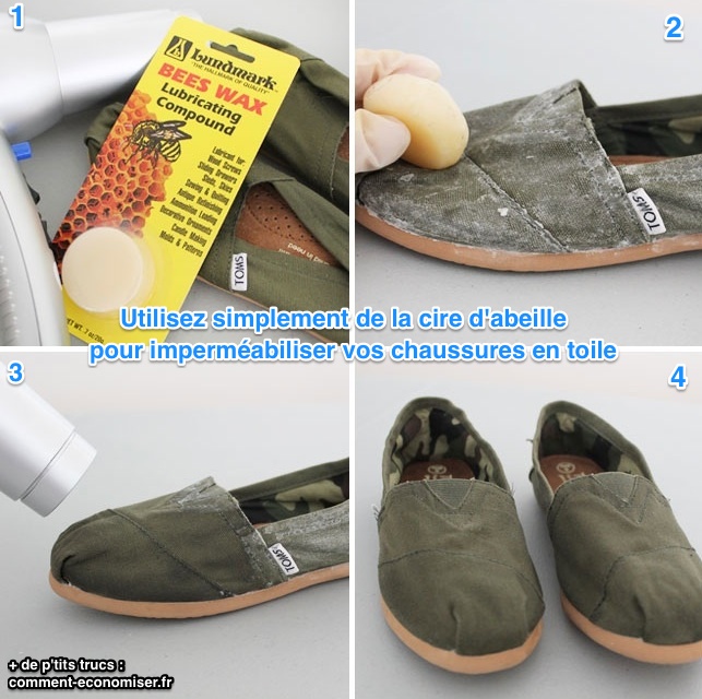Une Solution Méconnue pour Imperméabiliser vos Chaussures en Toile.