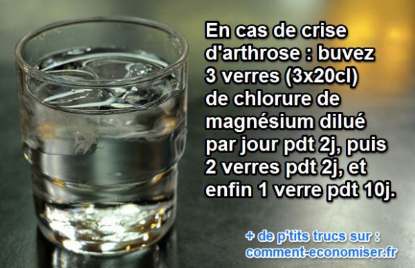 comment soulager crise d'arthrose