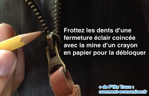 comment debloquer fermeture eclair