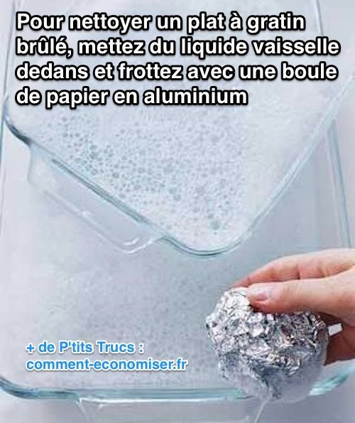 comment nettoyer un plat en pyrex brulé