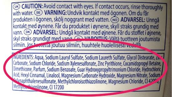 Les substances nocives que votre produit cosmétique est susceptible de contenir