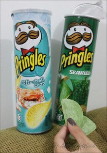 Boites pringles vertes