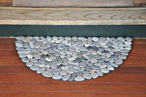 5 idées récup' pour une déco de salle de bain originale. Deco galet salle de bain