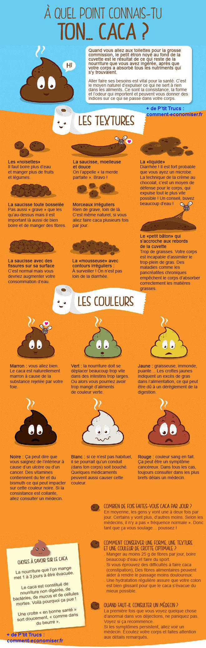 Ce Que Votre Caca Dit Sur Votre Santé.